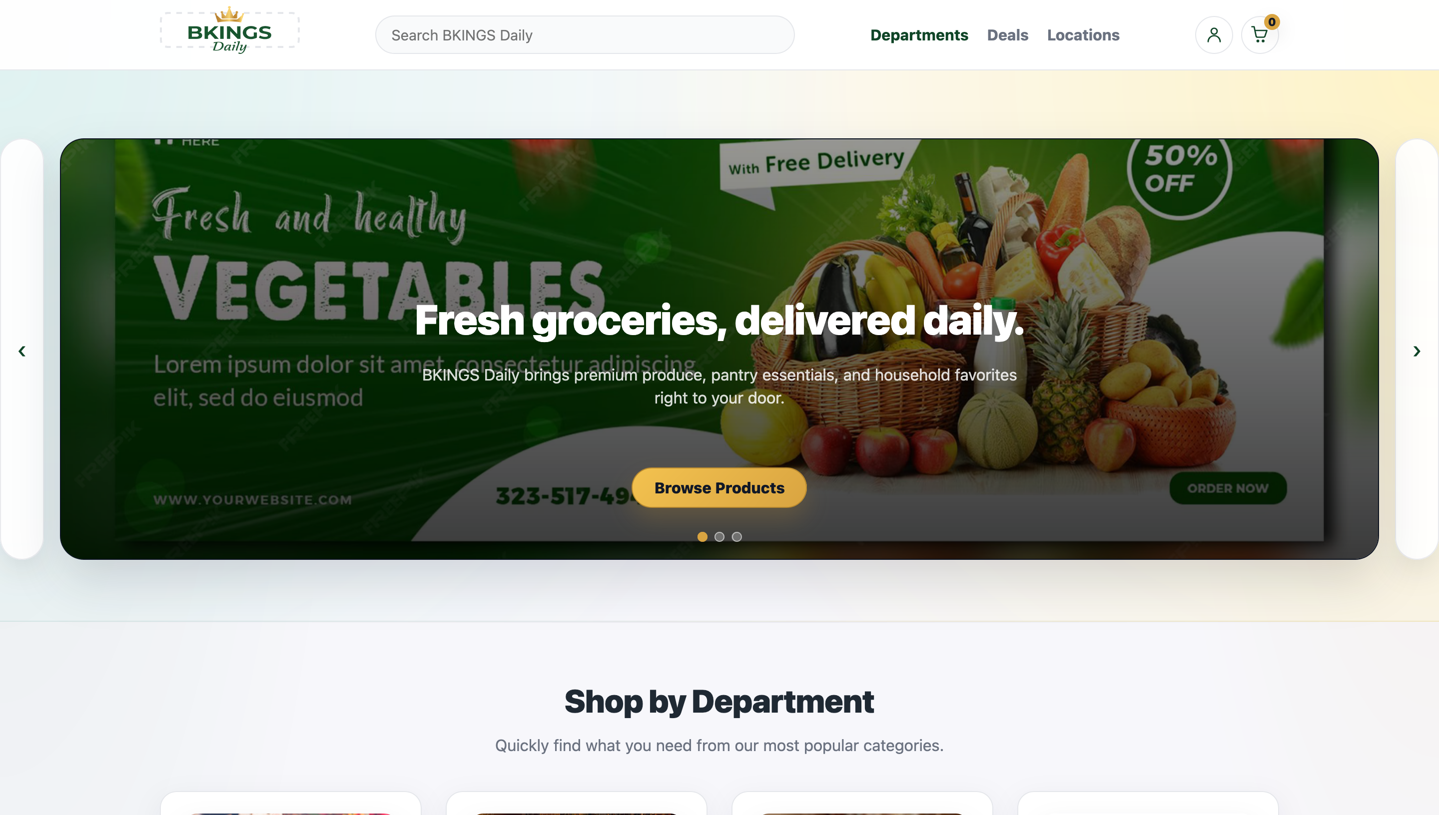 BKINGS Daily eGrocery